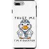 Quack Medical Humor Custodia per iPhone 7 Plus/8 Plus Simpatico design umoristico medico Ducktor