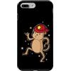 Fire fighter flame fire profession anima Custodia per iPhone 7 Plus/8 Plus Scimmia con casco da pompiere