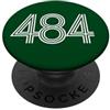 City & State Allentown Pennsylvania 484 Codice area Patriota locale Americano PopSockets PopGrip Adesivo
