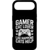 Cat Gaming Gamer Cat Lover Lag Custodia per iPhone Air Gamer Cat Lover Lag Happens I gatti aiutano a giocare