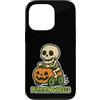pumpkin car skeleton rider funny Hallowe Custodia per iPhone 13 Pro Ruote Pumpkin Skeleton Rider