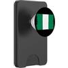 Ptera: A Nigeria Flag for Proud Nigerian Bandiera Nigeria Vintage per Orgogliosi Tifosi Nigeriani PopSockets PopWallet per MagSafe