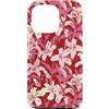 generic Custodia per iPhone 13 Pro Design floreale da giardino con giglio rosa