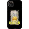 Union Ironworkers Strong Inc Custodia per iPhone 11 Pro Max Cappello rigido in ferro per lavoratori del sindacato patriottico mimetico