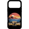 Visit Utah's Great Salt Lake Custodia per iPhone 17 Pro Max Il grande lago salato Utah turistico Vintage Retro Tramonto Acqua