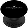Retail Therapy And Shopping Spree Enthus Sta portando le borse Shopping Assistant Partner PopSockets PopGrip Adesivo