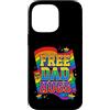 Proud Ally Free Dad Hugs Tees Custodia per iPhone 14 Pro Max Mese dell'orgoglio alleato LGBTQIA+ Gratis Dad Hugs