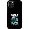 Cervical Cancer Awareness Teal Ribbon Ap Custodia per iPhone 11 Pro Il cancro cervicale ha scelto la donna sbagliata per scherzare con il nastro