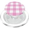 Pink Buffalo Plaid Pattern for Women and Motivo scozzese di bufalo rosa per donne e ragazze PopSockets PopGrip per MagSafe