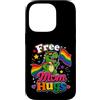 Proud Ally Free Mom Hugs Dinosaur Tees C Custodia per iPhone 14 Pro Gratis Mom Hugs LGBTQIA+Ally Pride Month Dinosaur