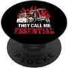 Funny Truck Driver Trucker Apparel They Call Me Essential Funny Truck Driver Trucker Dad PopSockets PopGrip Adesivo