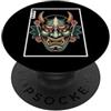 Hannya Oni Mask Aesthetic By TW Maschera giapponese del diavolo Hannya giapponese Oni Maschera Yokai Oni PopSockets PopGrip Adesivo