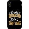 Negozio Dell'usato Acquisti Di Seconda M Custodia per iPhone X/XS Easily Distracted By Thrift Stores Mercatino Delle Pulci