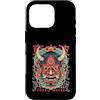 TOKYO WAVES Oni Mask Designs Custodia per iPhone 16 Pro Hannya Oni Mask Devil Yokai - Maschera giapponese con tatuaggio demone