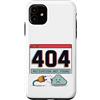 404 Motivation Not Found Funny Tech Meme Custodia per iPhone 11 404 Motivazione non trovata Umorismo retrò su Internet