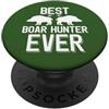 Boar Hunting Family Clothing Miglior cacciatore di cinghiali mai caccia al maiale selvatico PopSockets PopGrip Adesivo