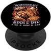 Powered By Apple Pie Dessert Lover Funny Alimentato da Apple Pie Dessert Lover Funny PopSockets PopGrip Adesivo