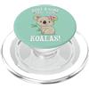 Cute Koala Mom Gifts & Phone Accessories Kawaii Kids Floral Womens Just A Girl Who Loves Koalas Lover PopSockets PopGrip per MagSafe