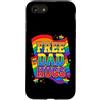 Proud Ally Free Dad Hugs Tees Custodia per iPhone SE (2020) / 7/8 Mese dell'orgoglio alleato LGBTQIA+ Gratis Dad Hugs