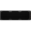 CORSAIR Hydro X Series XR5 da 420 mm V2 Radiatore per Raffreddamento ad Acqua Personalizzato - Compatibile con iCUE LINK - 3 Supporti per Ventole da 140 mm - Filettatura G1/4 di pollice - Nero