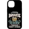 Negozio Dell'usato Acquisti Di Seconda M Custodia per iPhone 14 I Enjoy Romantic Walks Through Thrift Stores Vintage