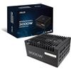 ASUS Pro WS 3000W Platinum, Alimentatore Modulare per PC, 3000W di Potenza, PCIe 5.1, Standard ATX 3.1, 80 PLUS Platinum, Ventola con Doppio Cuscinetto a Sfera, Nero, ASUS-PRO-WS-3000P