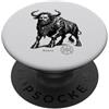 Demonique Tees and Ars Goetia Demon Gift Morax Rising in inchiostro e ombra PopSockets PopGrip Adesivo