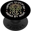 Chemistry Major Gamer Retro Designs Chimica Maggiore Di Giorno Giocatore Di Notte Console Giochi Amante PopSockets PopGrip Adesivo