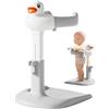 goldmiky Pieghevole Supporto Doccia Bambini in Piedi - Supporto Doccia Bambini in Piedi, Nessuna Installazione Necessaria Regolabile Neonato con Base Antiscivolo per 6-36 mesi Neonato (Giallo)