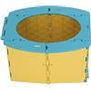 Generic Vasino Portatile Pieghevole per Bambini per Viaggi e Campeggio con Facile Pulizia, Toilette per Bambini da Allenamento per la Guida a Lunga Distanza, Materiale PP (blu giallo)