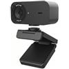 kaysunlink Webcam 4K con microfono, fotocamera UHD Ultra-HD per computer con copertura privacy e microfono con cancellazione del rumore, grandangolo 100°, USB Plug & Play Pro Desktop Web Cam per Zoom