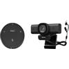 SVBONY Kit Videoconferenza Wireless Completo:, Webcam 2K con AI Noise Reduction, Microfono Omnidirezionale Omni2 per Riunioni da 8-10 persone, Plug & Play per Smart Working e Ufficio