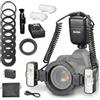 Godox MF-T76 S Flash Macro Twin TTL per Fotocamere Sony, 76Ws GN22,4 con HSS, Ricarica 1,2 s, 550 Lampi a Piena Potenza, Doppie Teste Regolabili 0°-150°, Sistema X 2,4 GHz