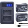 CQJFCYBRA DMW-BMB9 DMW-BMB9E DMW BMB9 Batteria + Caricatore Doppio LCD, Compatibile For Panasonic, For DMC FZ40K FZ45K FZ47K FZ48K FZ60 FZ70 FZ100 FZ150