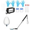 Generic Kit per la raccolta delle urine del cane, telescopico, dispositivo portatile ad angolo regolabile per canile, cassa, mobili per animali domestici, tappeti, pavimenti, casa e cortile