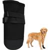 Daelesr Scarpe per Cani, S/M/L/XL, con Cinghie Regolabili, Calzini Antiscivolo Scarpette Protettive per Cani, Impermeabile Cane Taglia Piccola Media Grande, per Recupero Zampe Ferite Neve e Asfalto Caldo