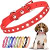 YOUALSO Collare per cani XXS con strass rossi, grazioso collare per gattini con diamanti sintetici scintillanti, per cuccioli di taglia XXS, XS, S, M, femmina, per cani e ragazze, XXSmall