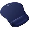 TECKNET Tappetino Mouse con Poggiapolsi, Gaming Mouse Pad Ergonomico con Memory Foam, Tocco Morbido e Impermeabile, Tappetini Mouse Supporto per Computer, Ufficio, Base di Gomma Antiscivolo