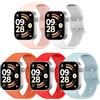 WindRen 5-10 Pezzi Sportivo Cinturini Compatibile con Xiaomi Redmi Watch 6/5/4, Cinturino di Ricambio Silicone Morbido per Xiaomi Smart Band 10 Pro/9 Pro/8 Pro, Impermeabile e Leggero, Uomo Donna