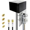 Maswell Antenna 5G da esterno 2X2 MIMO, fino a 6dBi, 600-8000 MHz Router esterno 4G LTE 5G NR Antenna esterna SMA e TS9 e RP-SMA per camper domestico, compatibile con Fritzbox Netgear