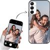 Yoedge Cover Personalizzata per Samsung Galaxy A25 5G 6,5 Personalizzato con Foto Immagine Testi Disegni Custodia Personalizzabile Regalo Album Personalizzabili Nero Case per Samsung A25 5G