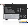 K KYUER L17L3P52 Batteria per Le-novo ThinkPad L480 L490 L580 L590 L14 L15 Gen 1 2 | G1 G2 2020 2021 Laptop L17C3P52 01AV463 01AV464 01AV465 01AV466 L17M3P53 L17M3P54 SB10K97610 SB10K97611 SB10K97612 5B10W13894
