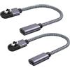 RUXELY Adattatore Cavo di Carica USB C per Shokz OpenSwim Pro S710 2 Pezzi
