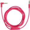 kwmobile Cavo Microfono Audio Compatibile con Beats Studio 3 / Solo 3 / Solo2 / Studio 2 / Studio 1 / Mixr Cuffie - Cavetto di Ricambio 150cm con Telecomando Jack 3.5mm rosa matt