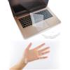 Gobfar 4 Pezzi Copritastiera Ultrasottile Screen Protezione Tastiera Fodera, Trasparente Pellicola Protettiva Compatible Cover in Silicone Pellicola Universale Compatible con Laptop, Netbook,15-17