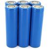 Noutat Batteria Ricaricabile 3.7V ICR Batterie 2200mAh Li-ion Batteria Di Batteria Di Ricambio Torcia Portatile 1000 Cicli Lunga Durata, 6 Pack
