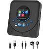 MONODEAL Lettore CD portatile con display TFT e timer sleep 2025 Lettore CD portatile Bluetooth, ricaricabile con altoparlante e centro FM per auto, anti-skip