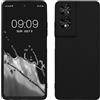 kwmobile Custodia Compatibile con TCL 40 NxtPaper Cover - Back Case per Smartphone in Silicone TPU - Protezione Gommata - nero matt