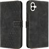 OKZone Cover per Samsung Galaxy A05, Custodia in PU Pelle per Samsung Galaxy A05, Custodia a Libro Protettiva Folio Portafoglio con Magnetica e Slot per Carte Wallet Case Flip Cover (Nero)
