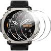 CAUHENYEE Pellicola Protettiva per Amazfit T-Rex Ultra 2 Vetro Temperato, Confezione da 3 HD Trasparente Pellicola Protettiva in Vetro Protettiva per Amazfit T-Rex Ultra 2, AntiGraffio